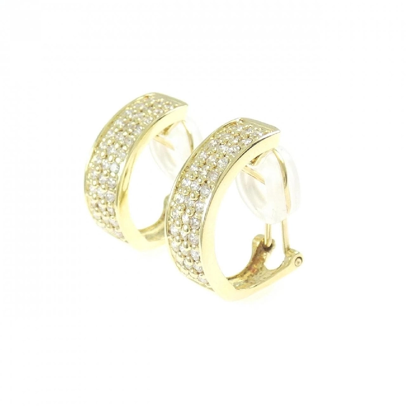 K18YG Bông tai/Khuyên tai Kim cương 1.00CT - Hàng hiệu Chính hãng 864470