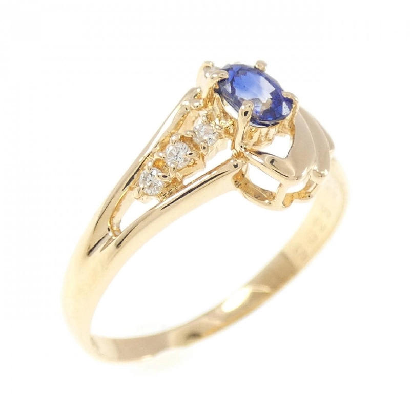 Nhẫn Sapphire K18YG 0.25CT 669390
