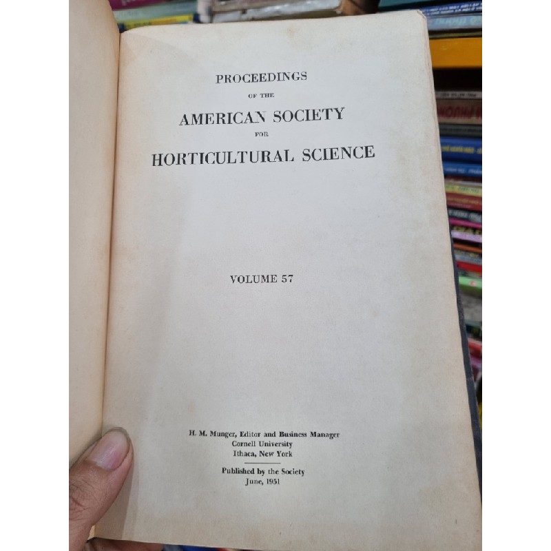 PROCEEDINGS OF THE AMERICAN SOCIETY FOR HORTICULTURAL SCIENCE (VOL 57) (1951) 119361