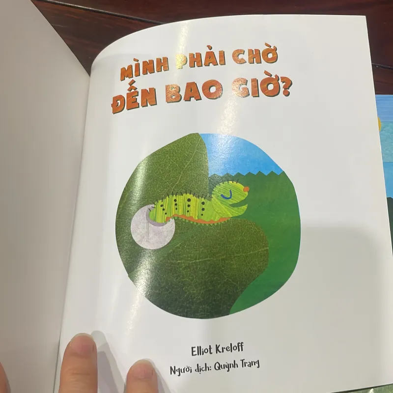 Mình phải chờ đến bao giờ ? Hộp háo hức - elliot Kreloff - sách song ngữ 2 mặt  1028143