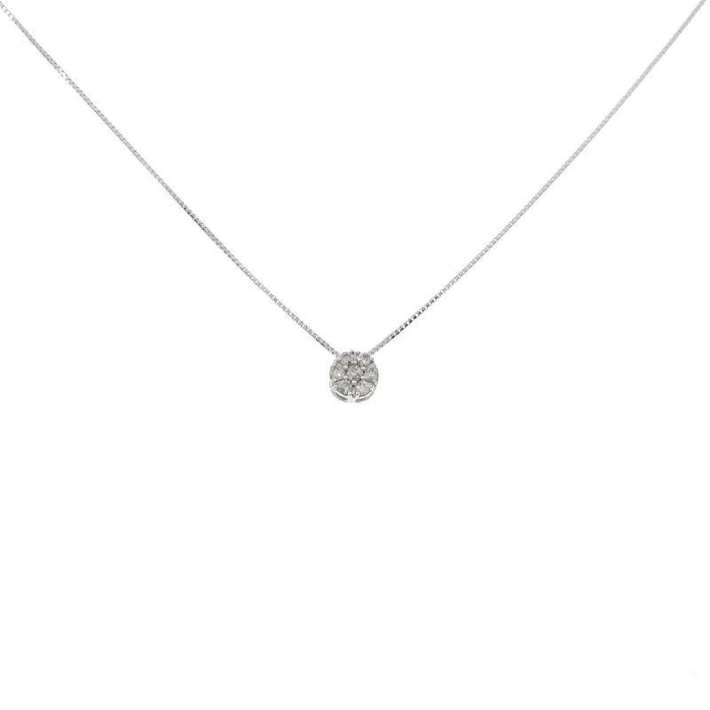 K18WG Dây chuyền kim cương 0.20CT - Hàng hiệu Chính hãng 861340