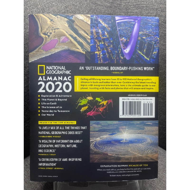 Almanac 2020 mới 90% khoa học đời sống ngoại văn National Geographic HPB1605 SÁCH NGOẠI VĂN 181514