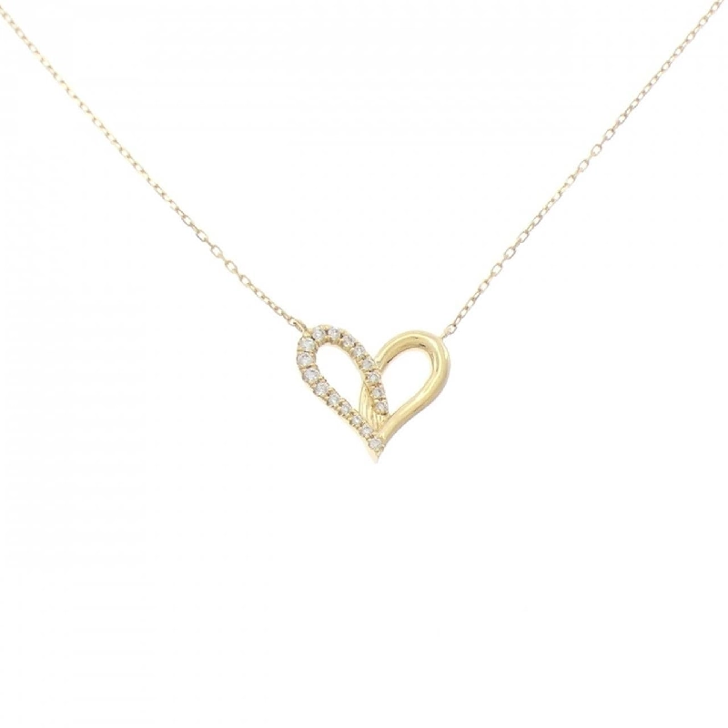 Mặt dây chuyền nửa trái tim Aker Filouge 0.08CT - Hàng hiệu Authentic 842396