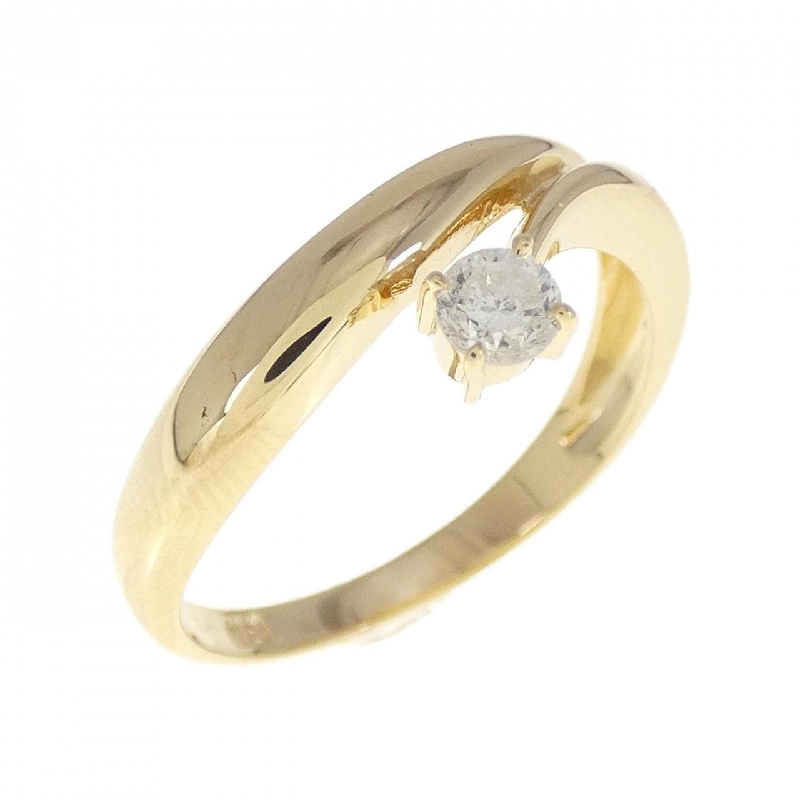 Nhẫn kim cương K18YG 0.14CT 670739