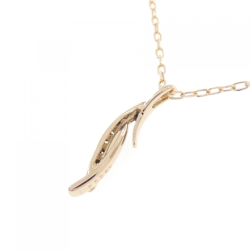 Dây chuyền kim cương K18PG 0.04CT - Hàng hiệu Chính hãng 865890