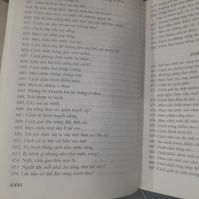 Cẩm nang MẸO VẶT TRONG ĐỜI SỐNG HẰNG NGÀY 541984