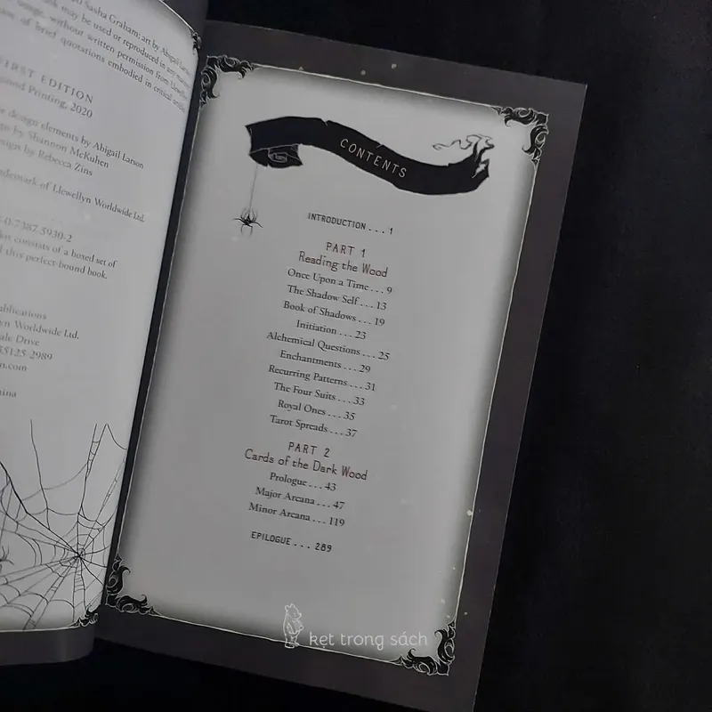 [Sách Cũ Ngoại Văn] Dark Wood Tarot - Sasha Graham 564144