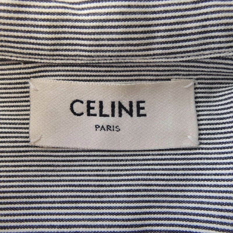Áo sơ mi ngắn tay CELINE mở cổ - Hàng hiệu Authentic 823371