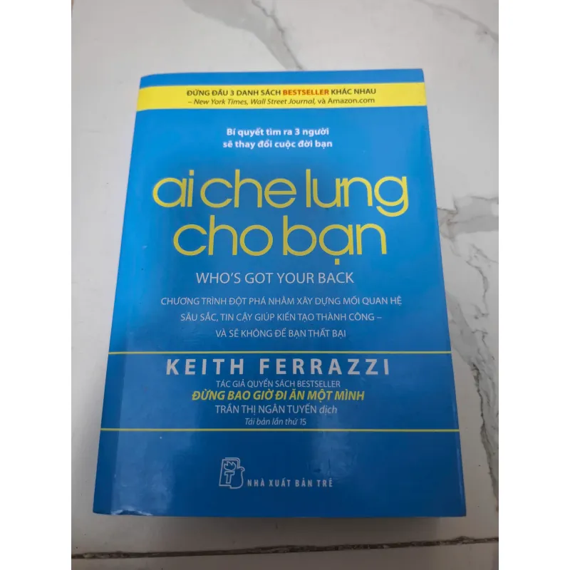 Ai che lưng cho bạn - Keith Ferrazzi - Sách kỹ năng mềm / Kinh doanh 607151