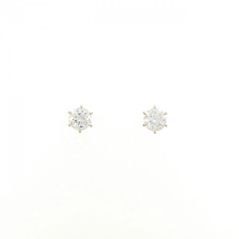 K18PG/ST Bông tai kim cương 0.308CT 0.331CT H SI1 3EXT-EXT - Hàng hiệu Chính hãng 874108