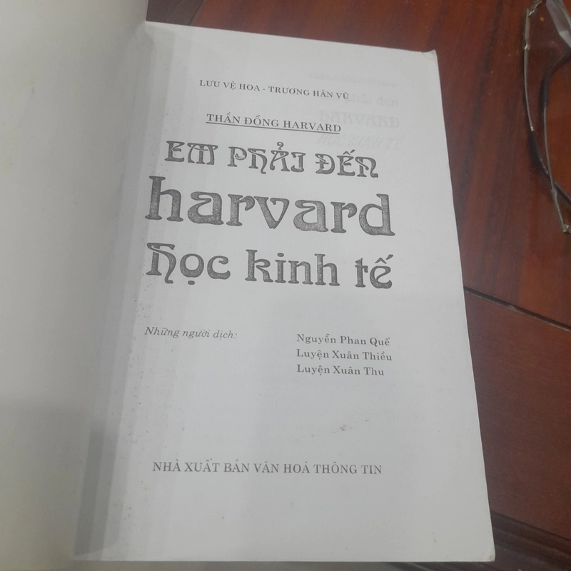 Em phải đến HARVARD HỌC KINH TẾ 362634