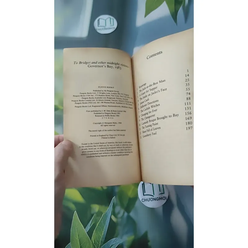 [MIỄN PHÍ BỌC SÁCH] [XƯA] The Changeover (1995) - Margaret Mahy 1027487