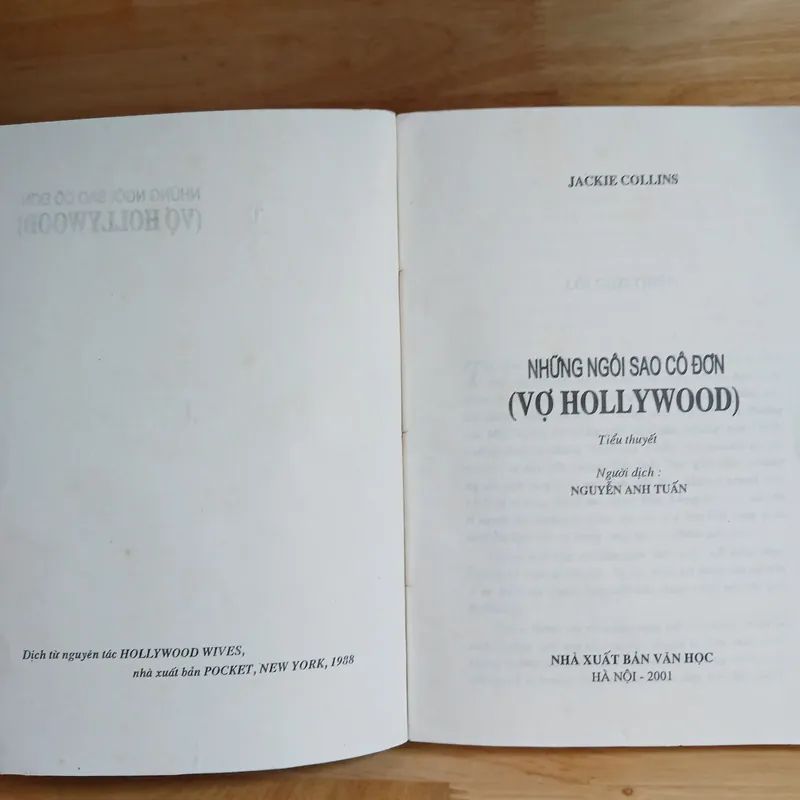 Tiểu Thuyết Những Ngôi Sao Cô Đơn (Vợ Hollywood) - Jackie Collins 600279