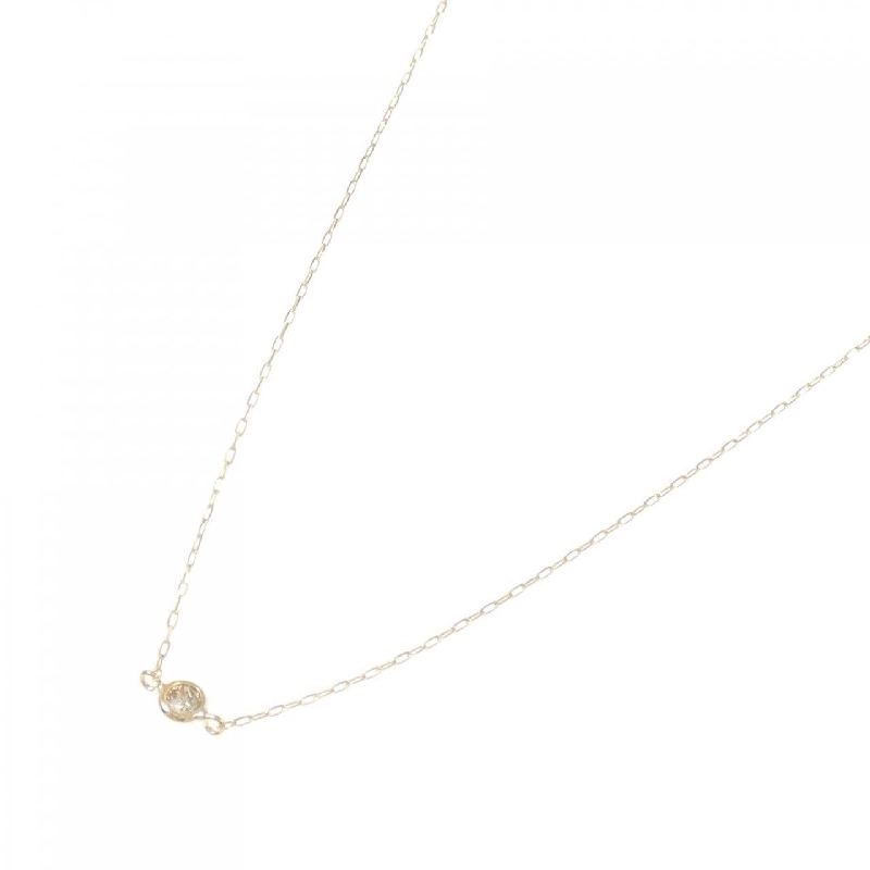 K18YG Solitaire Dây chuyền kim cương 0.05CT - Hàng hiệu Chính hãng 857500