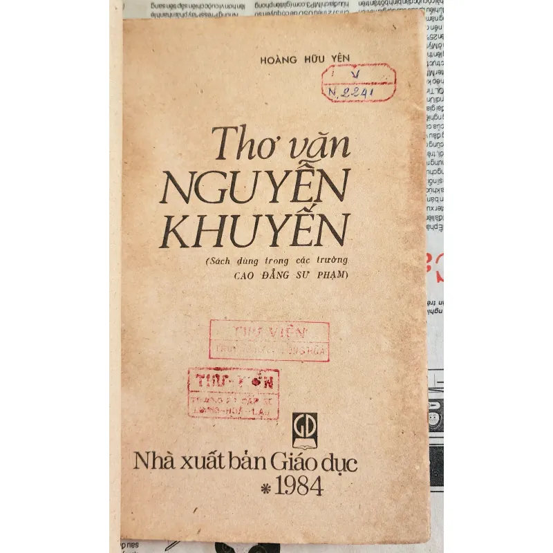 THƠ VĂN NGUYỄN KHUYẾN  1044659