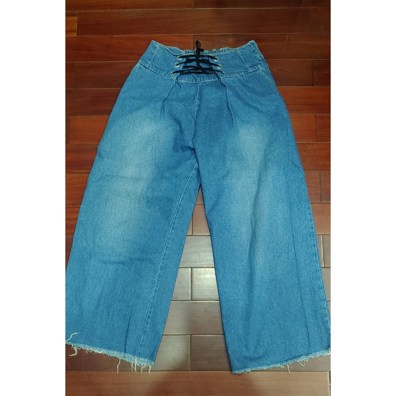 Quần jeans dáng baggy freesize 68756