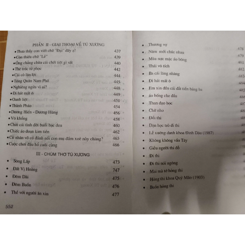 Tú Xương thơ, lời bình và giai thoại - 2000 - 554 trang VĂN HỌC ANTQ1301 762973