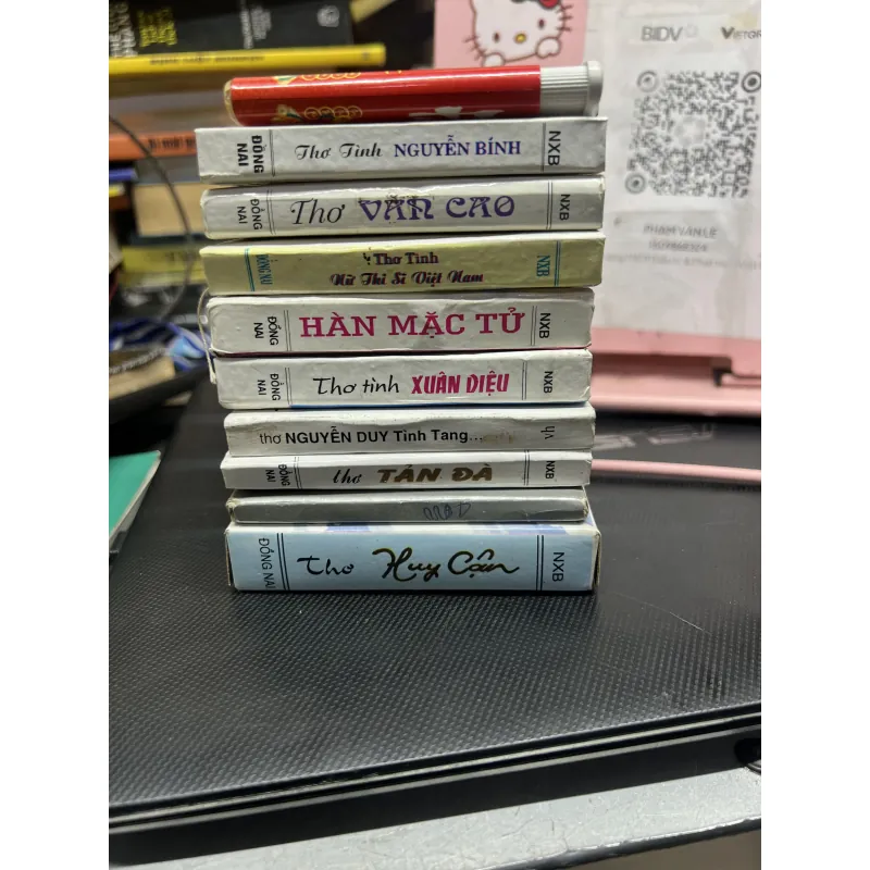 Combo 9 tập thơ việt nam khổ mini 1000633