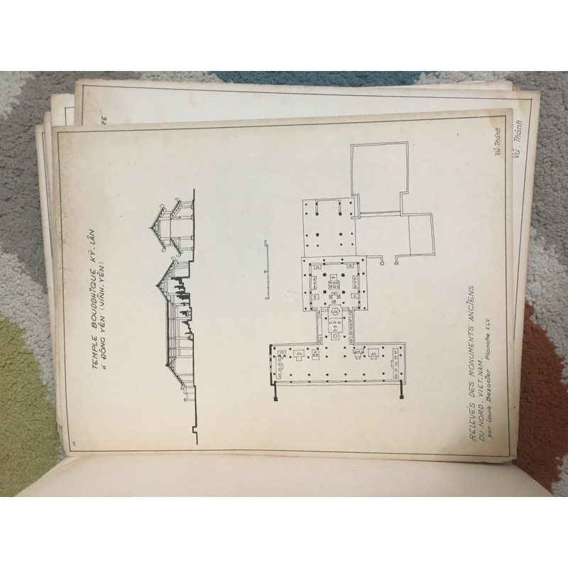 (1970-1971) Tập vẽ tay về Lịch Sử Kiến trúc Tôn Giáo của sinh viên Đại học Kiến Trúc 279447