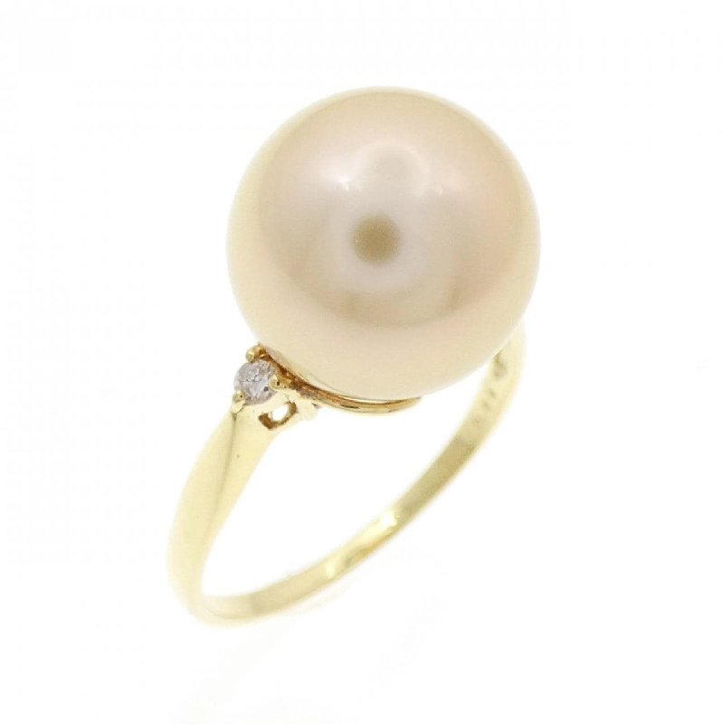 Nhẫn ngọc trai trắng K18YG 11.2cm - Hàng hiệu Authentic 852992