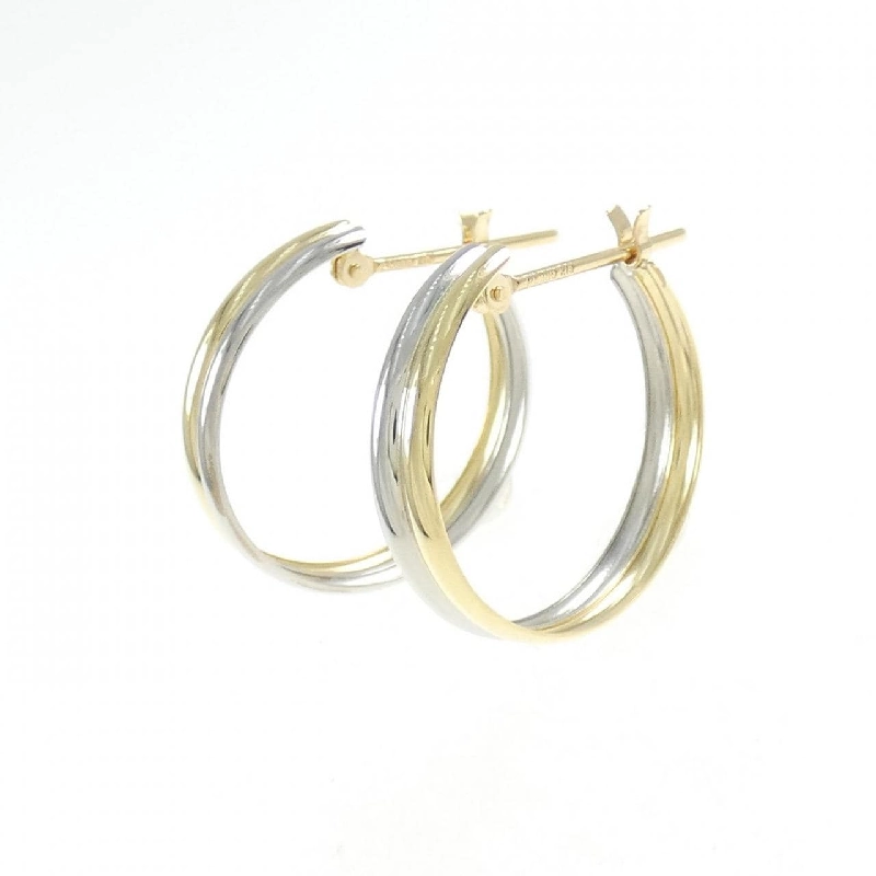 K18YG/PT900 Bông tai - Hàng hiệu Authentic 870189