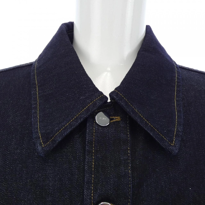 FENDI FW1027 AUAD Áo khoác denim - Hàng hiệu Chính hãng 891905