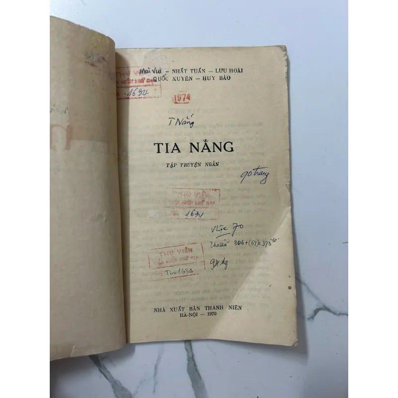 Tia nắng – Nhiều tác giả (NXB Thanh Niên) 1023490