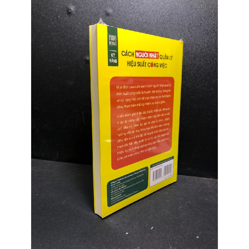 Cách người nhật quản lý hiệu suất công việc Hidenori Shibamoto new 100% HCM.ASB0301 kỹ năng 354359