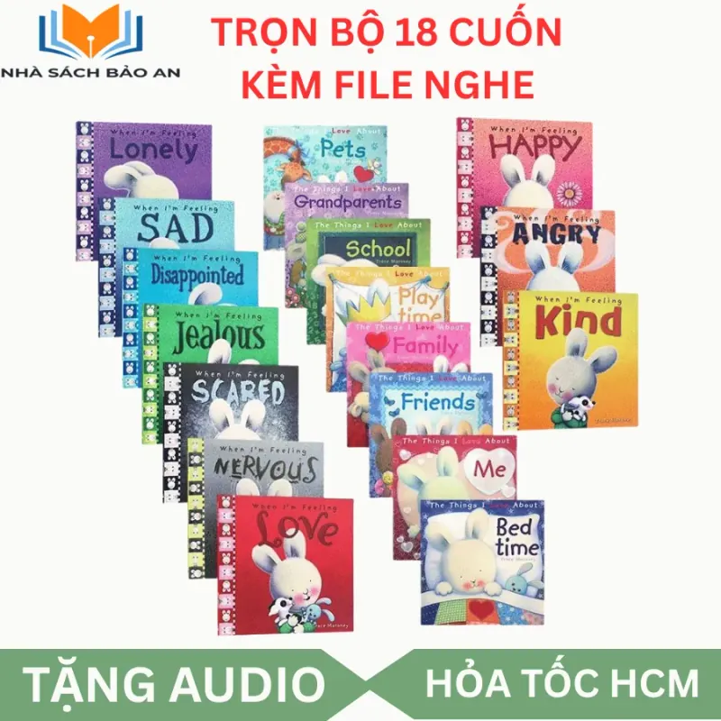 Sách - When I'm feeling & The things I love about 18 cuốn kèm audio 756896