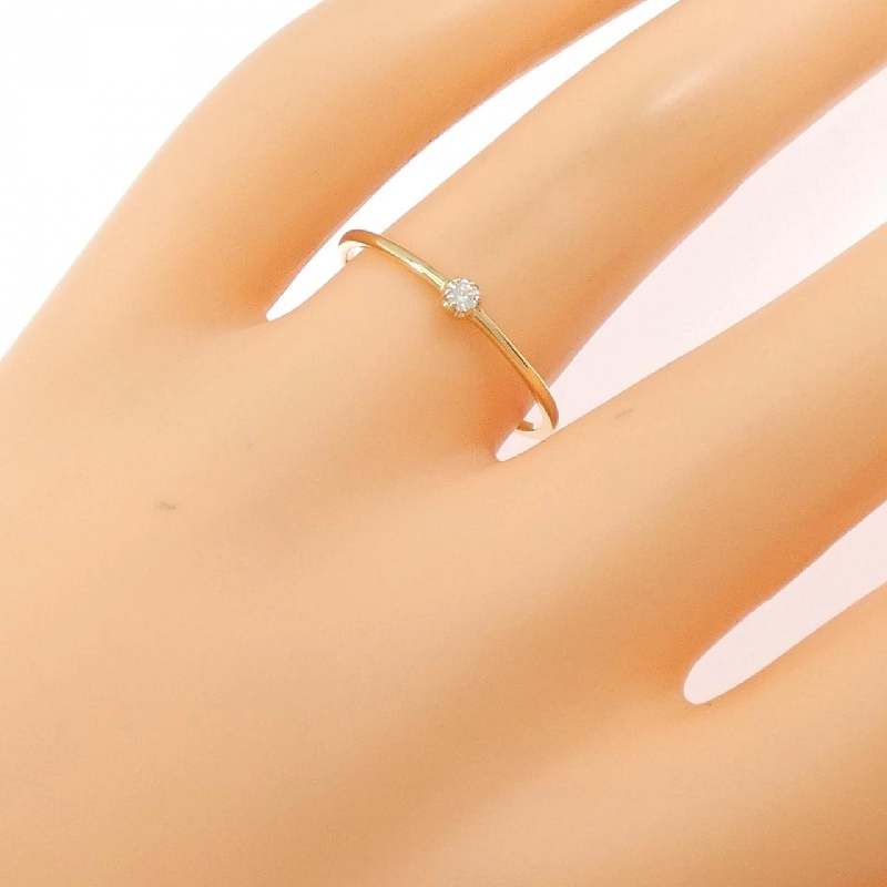 Nhẫn kim cương K18YG 0.03CT - Hàng hiệu Authentic 846724