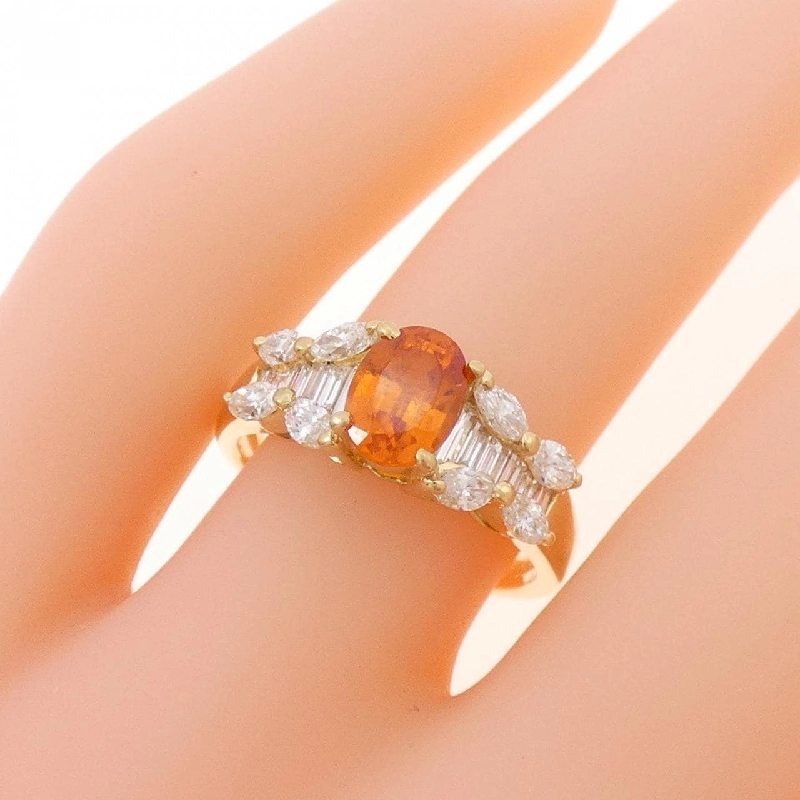 Nhẫn Garnet K18YG 1.26CT 671678