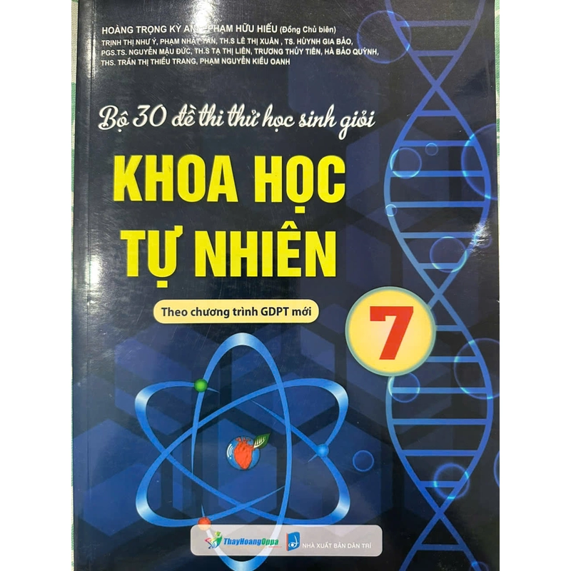 Bộ 30 đề thi thử Học Sinh giỏi môn Khoa học Tự nhiên (Theo chương trình GDPT mới) 370744