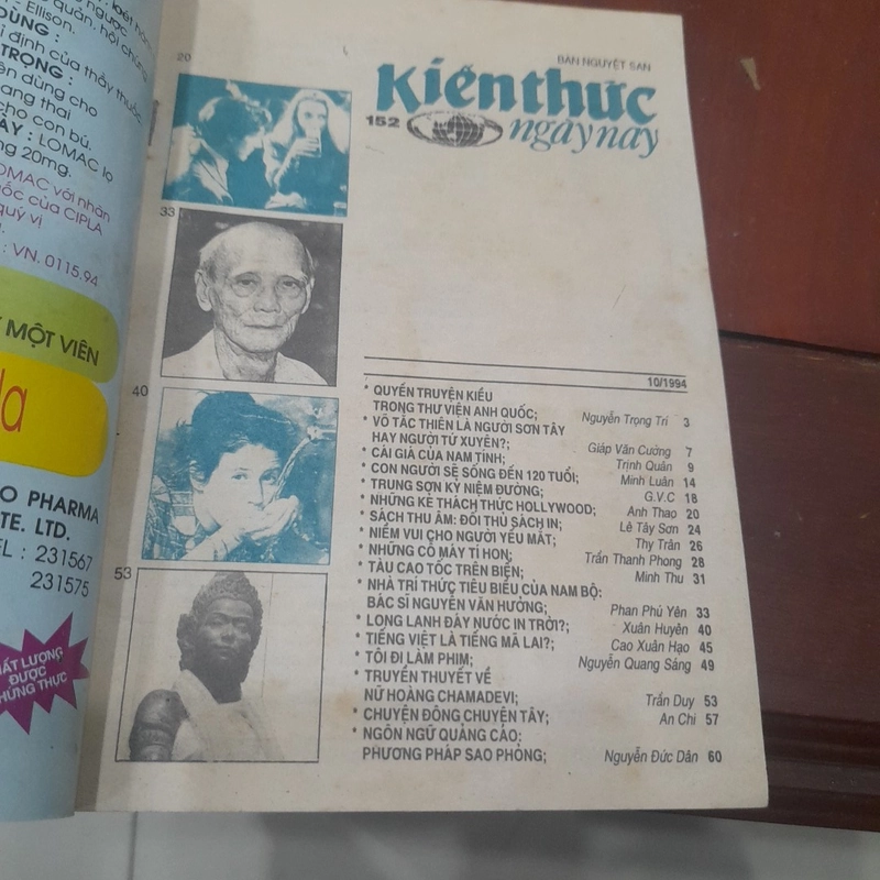 Bán nguyệt san KIẾN THỨC NGÀY NAY số 152 tháng 10/1994 508927