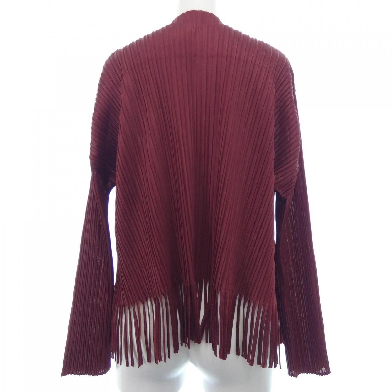 【Mã giảm giá】Áo khoác cardigan PLEATS PLEASE 641997
