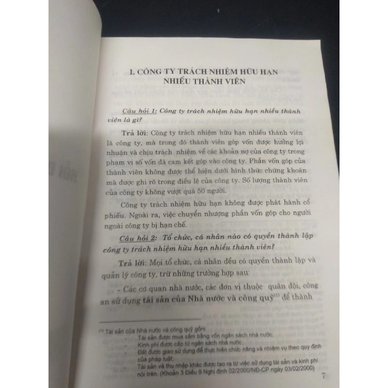 Hỏi đáp về luật doanh nghiệp và những văn bản hướng dẫn mới thi hành Hương Giang 2003 mới 80% ố nhẹ dập bìa HCM0106 quản trị 914646