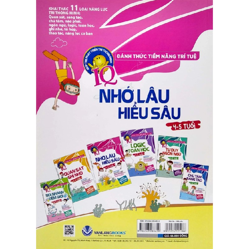 Đánh Thức Tiềm Năng Trí Tuệ - Nhớ Lâu Hiểu Sâu (4-5 Tuổi) - Sư Đan, Hà Tinh 184264