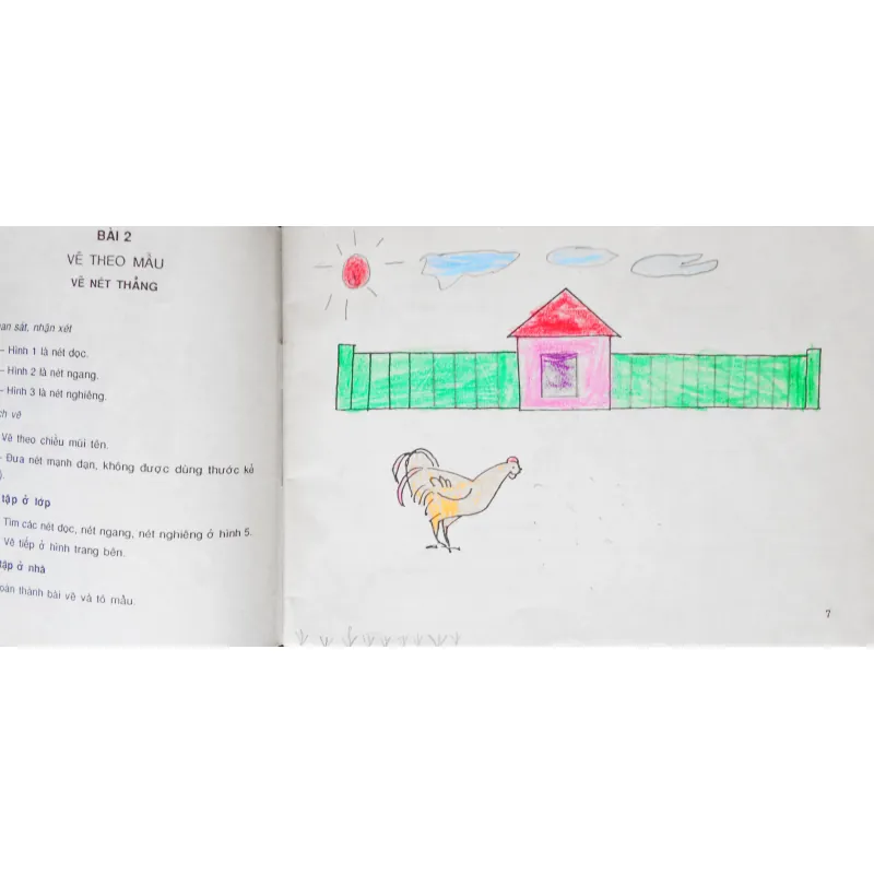 Mỹ thuật lớp 1 xưa 783032