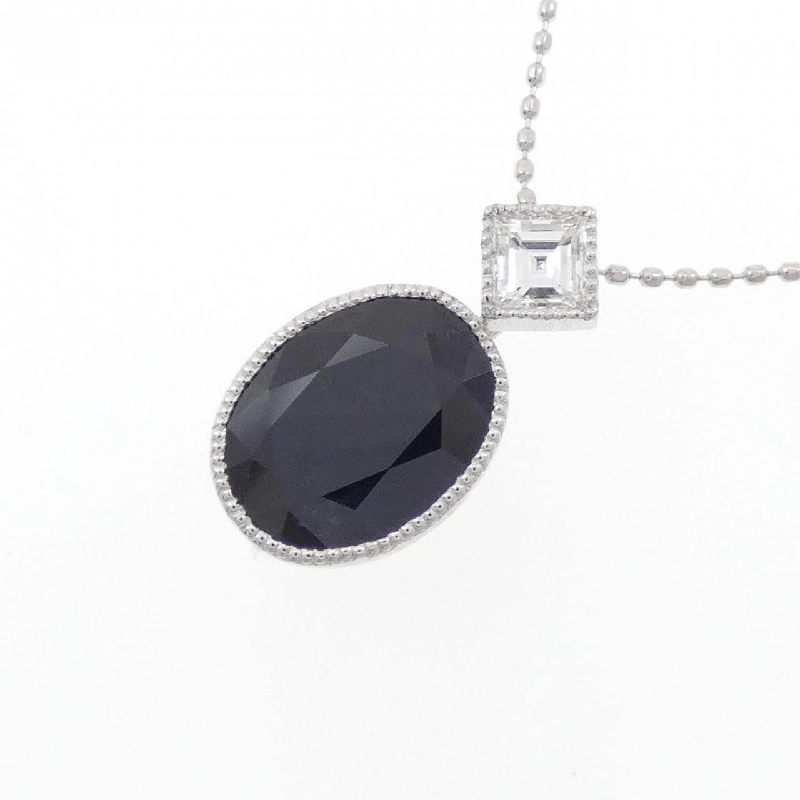 K18WG Sapphire Necklace 3.32CT - Hàng hiệu Authentic 859882