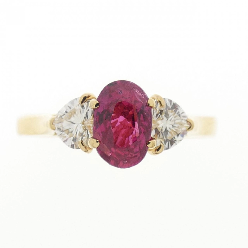 Nhẫn ruby hình trái tim K18YG 0.64CT 669562