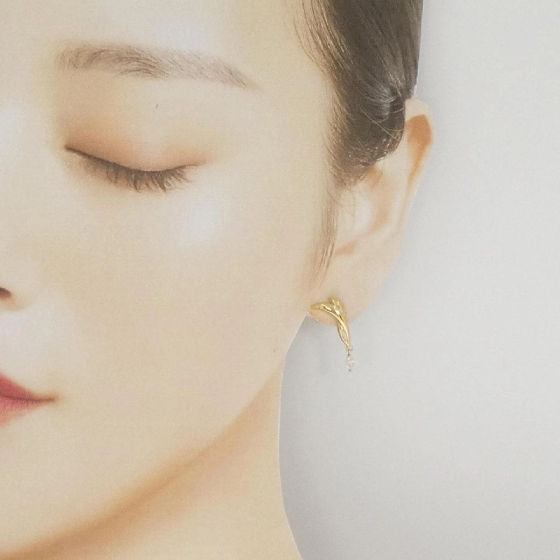 K18YG Bông tai kim cương 0.25CT - Hàng hiệu Chính hãng 868512