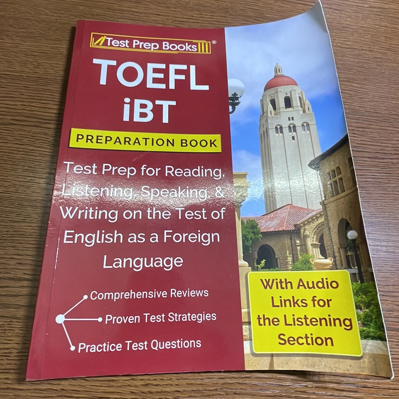 Toefl iBT preparation book Test prep books 378792