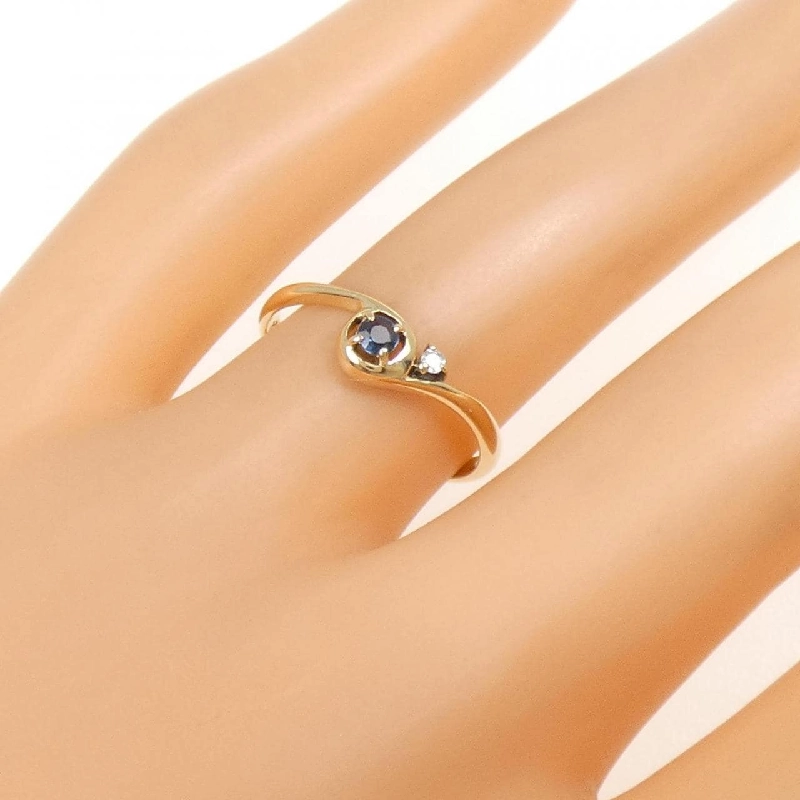 Nhẫn Sapphire K18YG - Hàng hiệu Chính hãng 853139