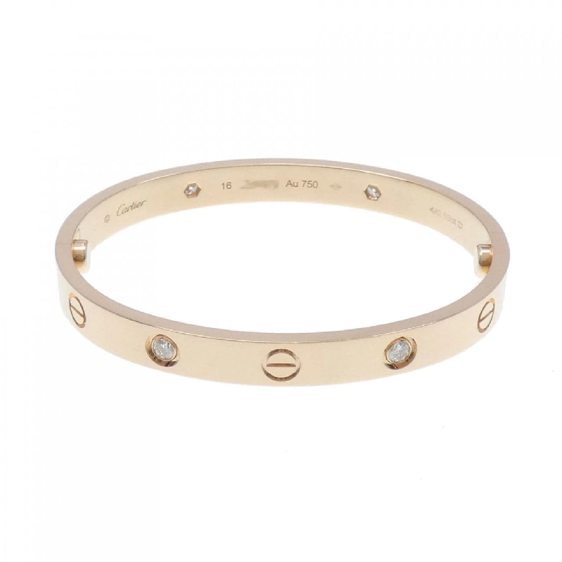 【Sản phẩm mới】Vòng tay Cartier Love Bracelet Half Diamond 4P 668539
