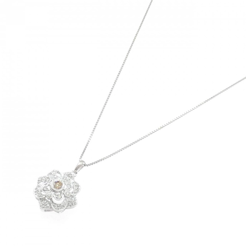 K18WG Dây chuyền kim cương 0.40CT - Hàng hiệu Chính hãng 858890