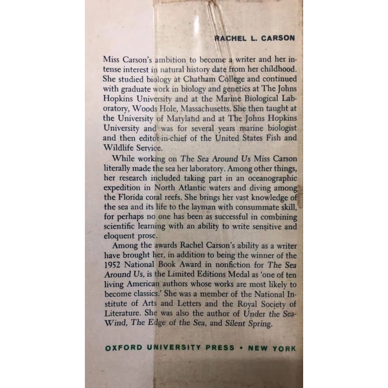 THE SEA AROUND US - Rachel L. Carson - Oxford University Press 1961  452847