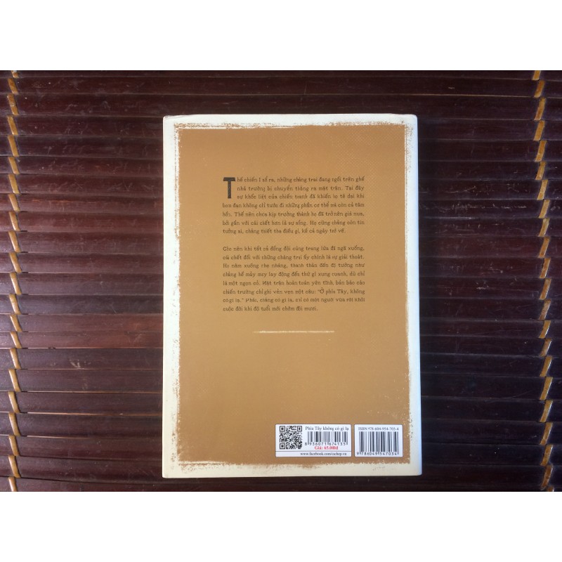 Phía Tây Không Có Gì Lạ - Erich Maria Remarque 14056