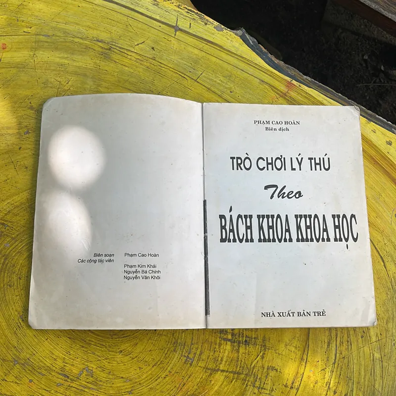 TRÒ CHƠI LÝ THÚ THEO BÁCH KHOA KHOA HỌC- PHẠM CAO HOÀN BIÊN DỊCH 702051