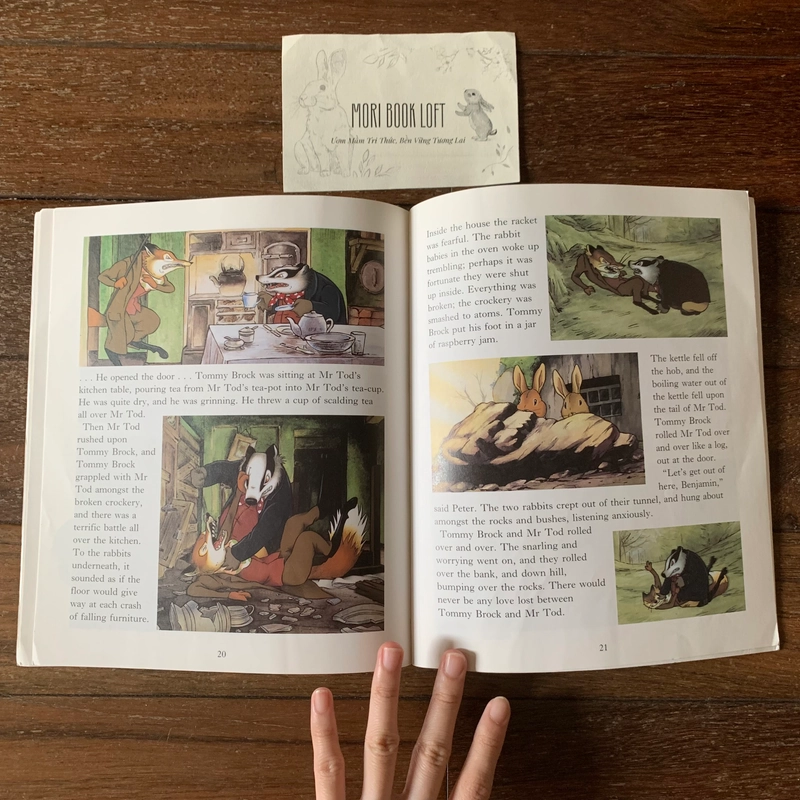Sách ngoại văn The Tale of Mr. Tod: Animation Storybook - Minh họa cổ điển, Used 491519