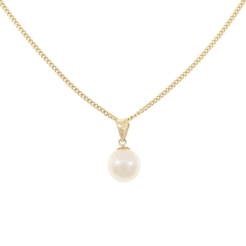 K18YG Dây chuyền ngọc trai Akoya 7.0mm - Hàng hiệu Chính hãng 856478