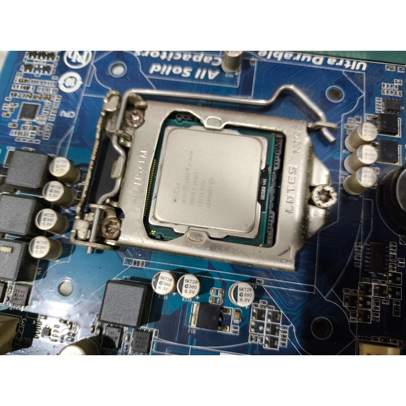 Combo h61 + i5 3470 + 8gb + card amd có cổng dp 493339